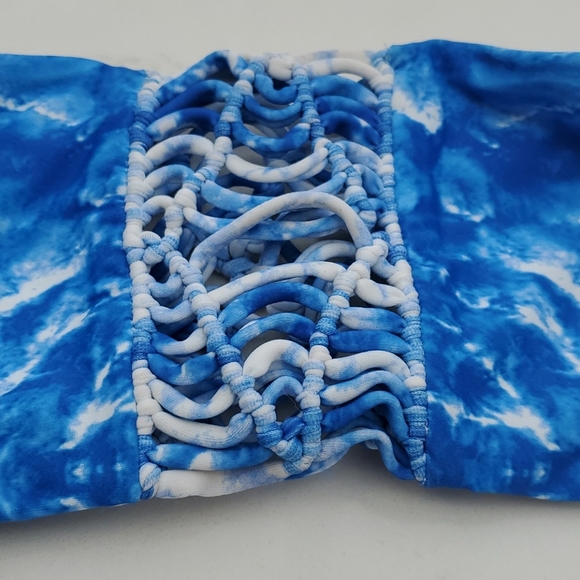 MIKOH Tie Dye Bandeau Bikini Set Sz. S - Picture 4 of 7